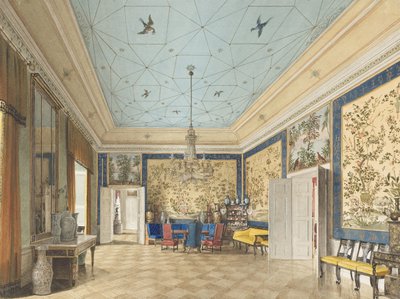 Der Chinesische Saal im Königlichen Palast, Berlin von Eduard Gaertner